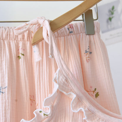 Ruffled Ditsy Floral Cotton Cami Pajamas - image 6