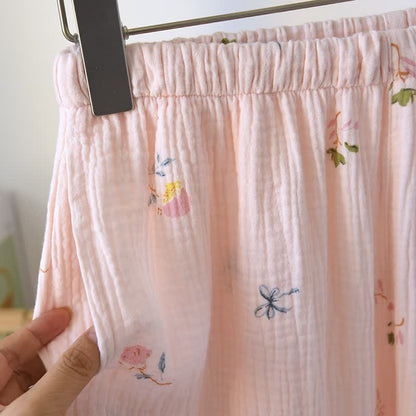 Ruffled Ditsy Floral Cotton Cami Pajamas - image 8