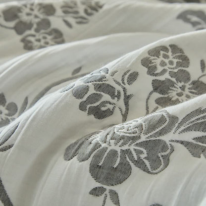 Branch & Floral Reversible Quilt Set - image 15