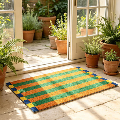 Modern Striped Decorative Entryway Rug - image 1