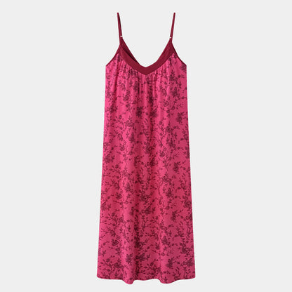 Rose Vine & Floral Cotton House Dress - image 7