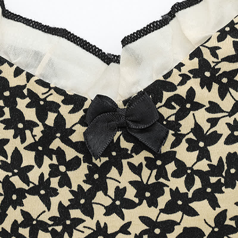 Printed Modal Cami Shorts Pajama Set - image 2