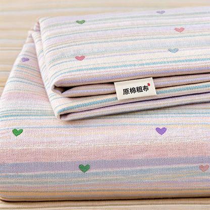 Pastel Rainbow Stripe Soft Bedding Set - image 2