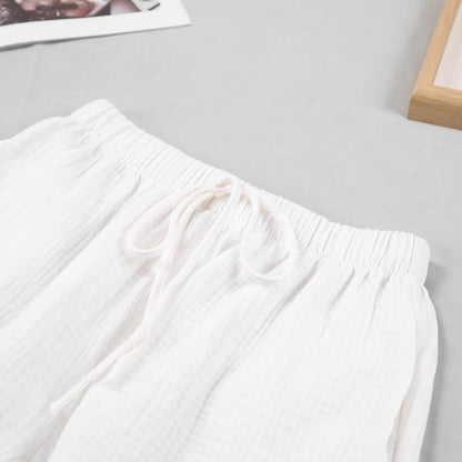 Long Sleeve Top & Shorts Pajama Set - image 11