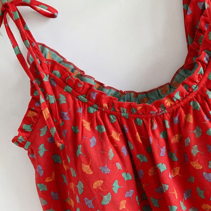 Ginkgo Biloba Leaf Cami Pajama Set - image 2