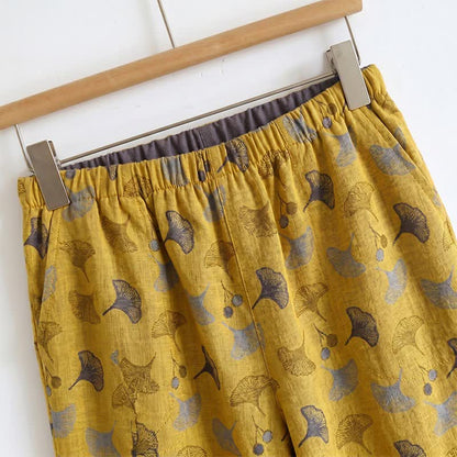 Ginkgo Biloba Leaf Cami Pajama Set - image 9