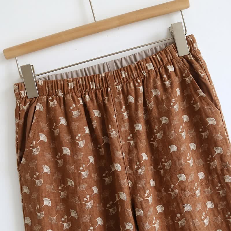 Ginkgo Biloba Leaf Cami Pajama Set - image 6