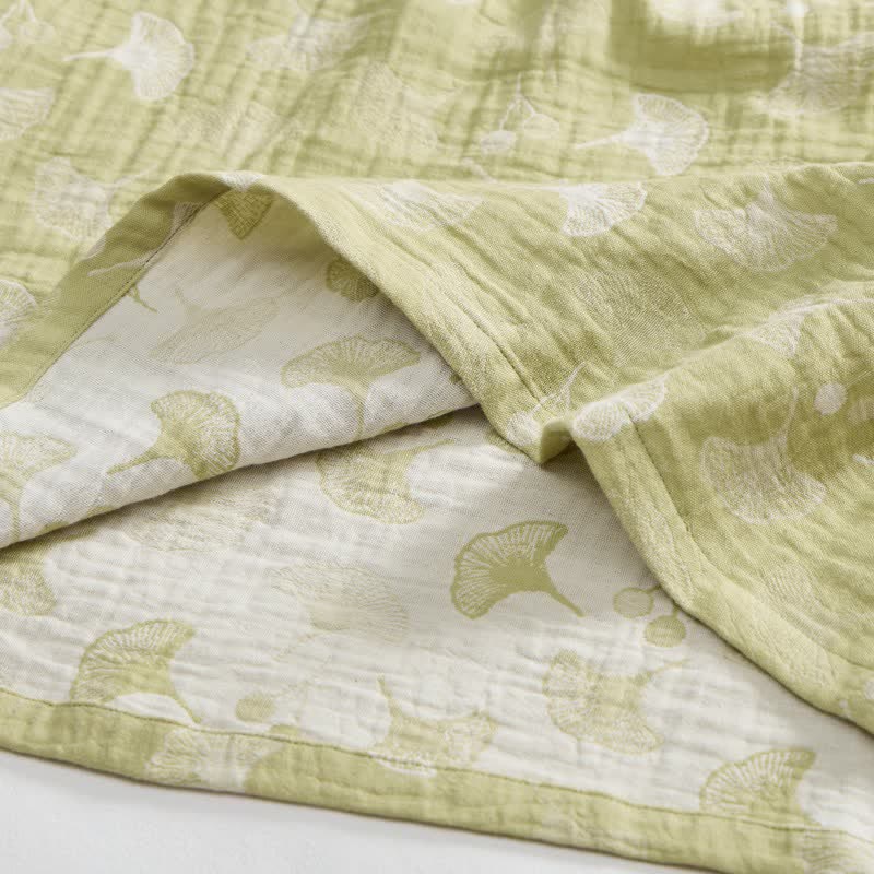 Fresh Ginkgo Leaf Cami Cotton Pajamas - image 10