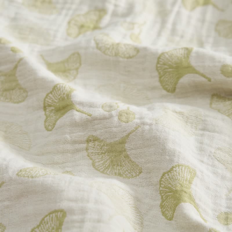 Fresh Ginkgo Leaf Cami Cotton Pajamas - image 13
