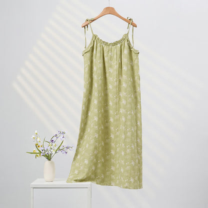 Fresh Ginkgo Cotton Cami Night Dress - image 3