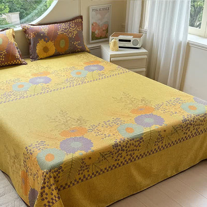 Sunflower Cotton Double Gauze Bedding Set(4PCS) - image 2