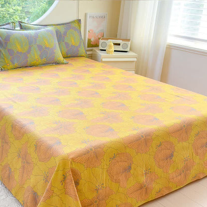 Abstract Floral Cotton Double Gauze Bedding(4PCS) - image 2