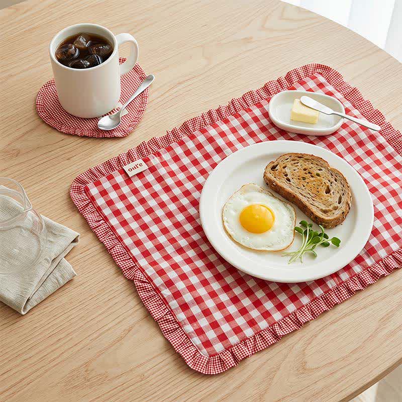 Soft Minimalist Striped Cotton Placemat - image 1