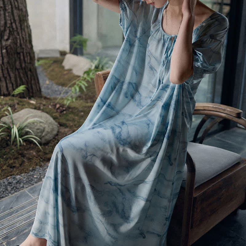 Blue Watercolor His & Hers Loungewear Set - image 9