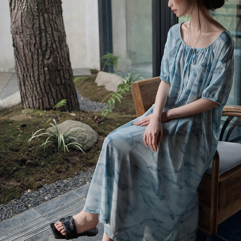 Blue Watercolor His & Hers Loungewear Set - Women - XL - image 7