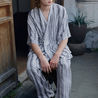Matching Couple Tie Dye Stripe Sleepwear Set - image 11