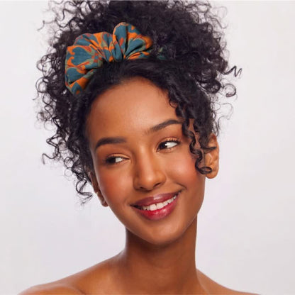 Boho Floral Scrunchies 3pc Set - image 2