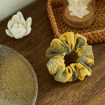 Ginkgo Print Scrunchies Set of 3 - image 3