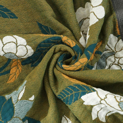 Olive Flower Printed Cotton Quilt - image 1