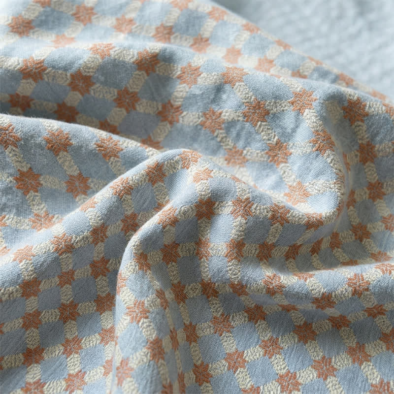 Vintage Classic Floral Cotton Bedspread - image 4
