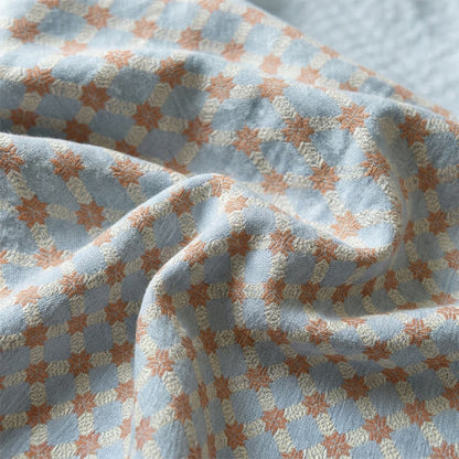 Vintage Classic Floral Cotton Bedspread - image 4