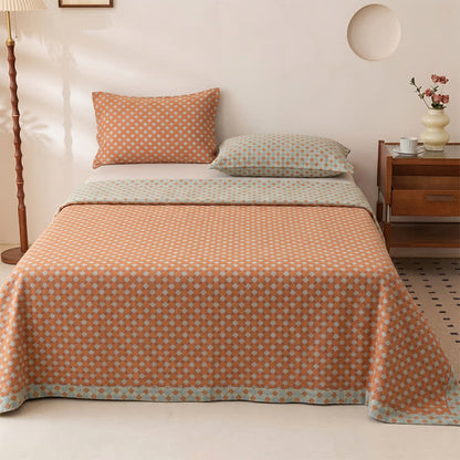 Vintage Classic Floral Cotton Bedspread - Bedspread with 2PCS Pillowcases - King - image 0