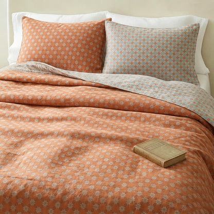 Vintage Classic Floral Cotton Bedspread - image 2