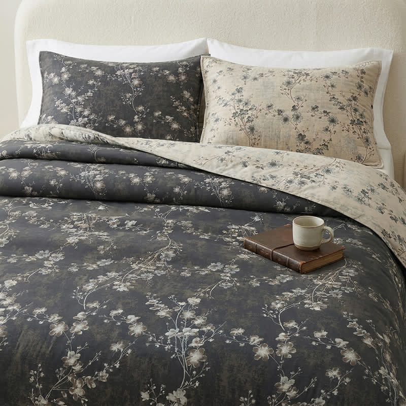 Pure Cotton Floral Vintage Bedspread - image 2