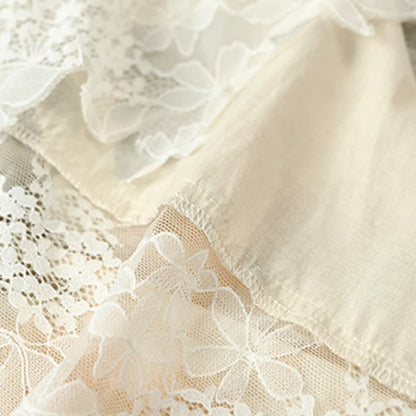 Beige Floral Lace Cami Lounge Set - image 7