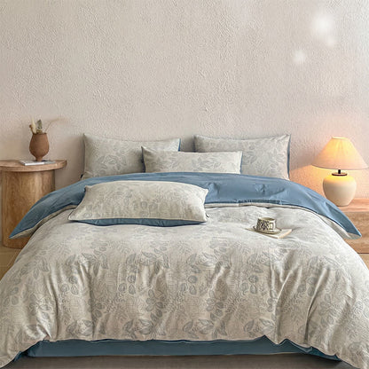 Botanical Whisper Washed Cotton Jacquard Bedding Set - image 13