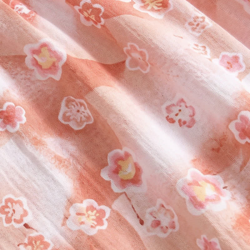 Summer Floral Cotton Relaxed Loungewear Shorts - image 3