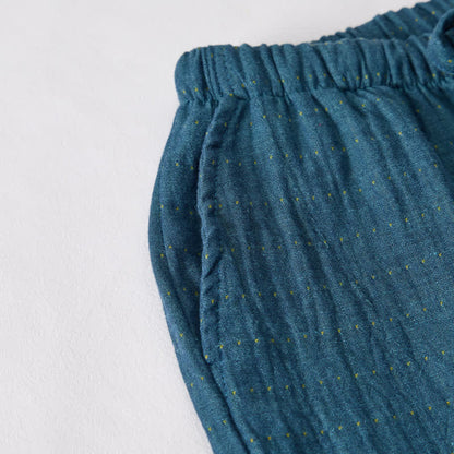 Relaxed Cotton Gauze Drawstring Lounge Shorts - image 29