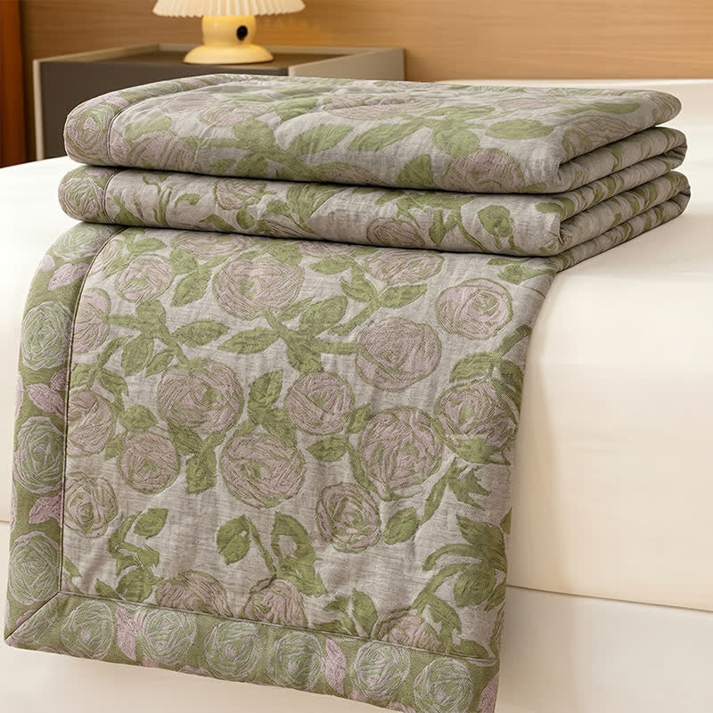 Cozy Cottage Floral Cotton Bedspread - image 2