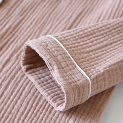 Cotton Gauze Contrast Trim Loungewear Set - image 10