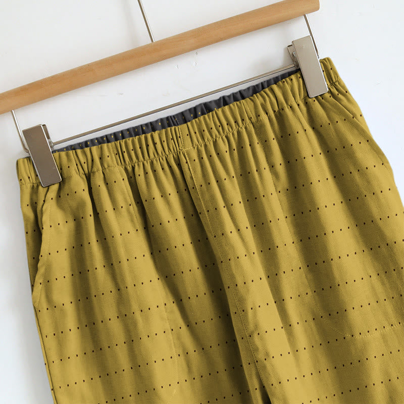 Textured Solid Color Cami & Pants Lounge Set - image 3