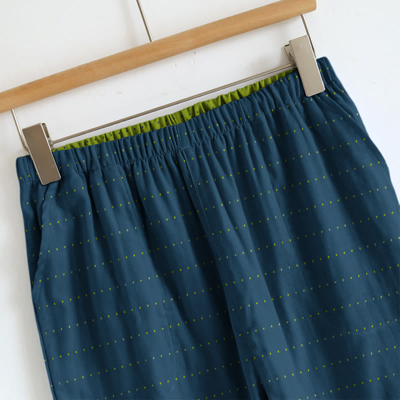 Textured Solid Color Cami & Pants Lounge Set - image 11