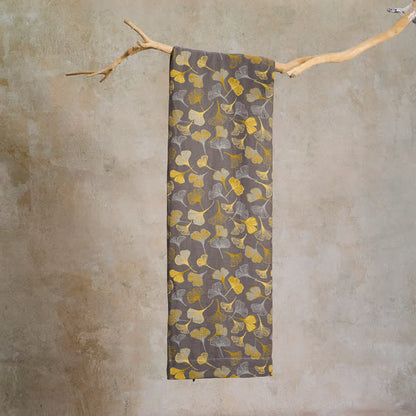 Large Ginkgo Leaf Cotton Jacquard Fabric - image 9