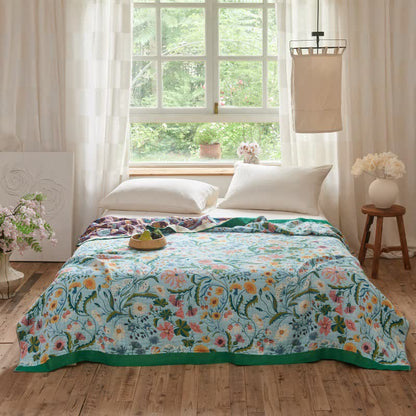 Meadow Reversible Cotton Mulin Blanket Quilt - King - image 2