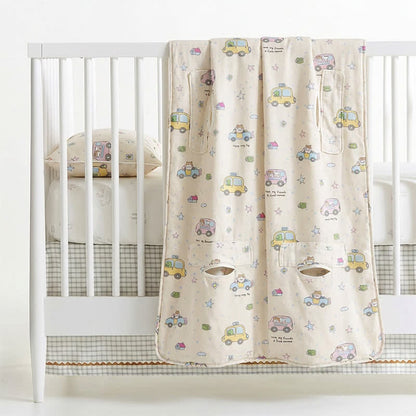 Cotton Gauze Little Cars Kick-Proof Baby Quilt - image 4