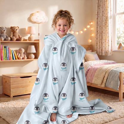 Penguin Dream Cotton Gauze Baby Quilt - image 1