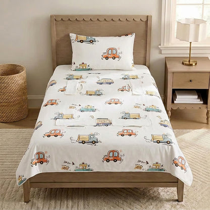 Bus Cotton Gauze Summer Baby Quilt - image 2