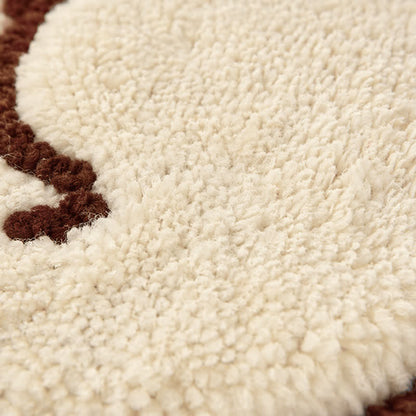 Curled Cat Faux Cashmere Seat Cushion - image 5