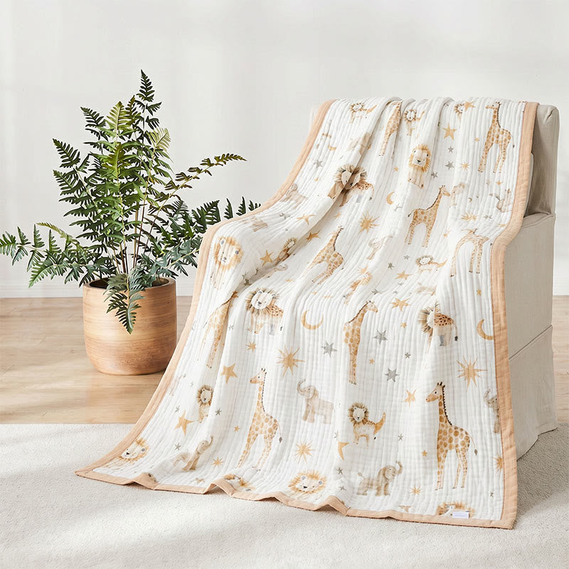 Animal Kingdom Cotton Muslin Blanket - image 2