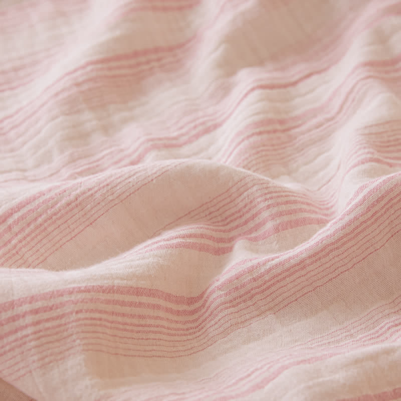 Soft Stripe Reversible Cotton Bedspread - image 13