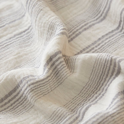 Soft Stripe Reversible Cotton Bedspread - image 18