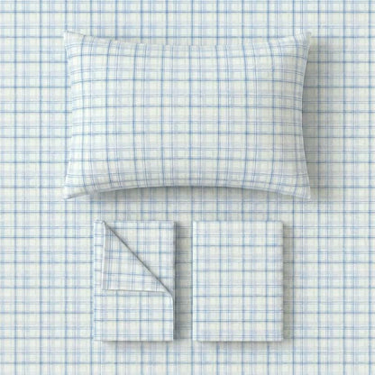 Thick Thin Plaid Dorm Bedding Set - image 10