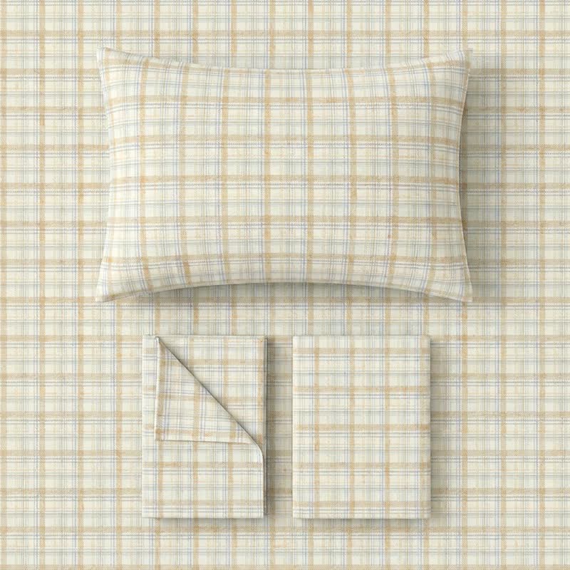 Thick Thin Plaid Dorm Bedding Set - image 4