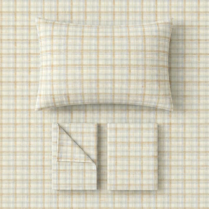 Thick Thin Plaid Dorm Bedding Set - image 4
