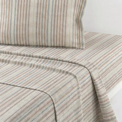 Minimalist Fine Stripe Neutral College Bedding Set - image 5