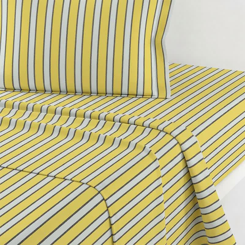Modern Two-Tone Stripe Bedding Set - image 5